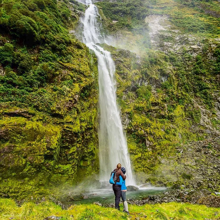 آبشار Sutherland در نیوزلند